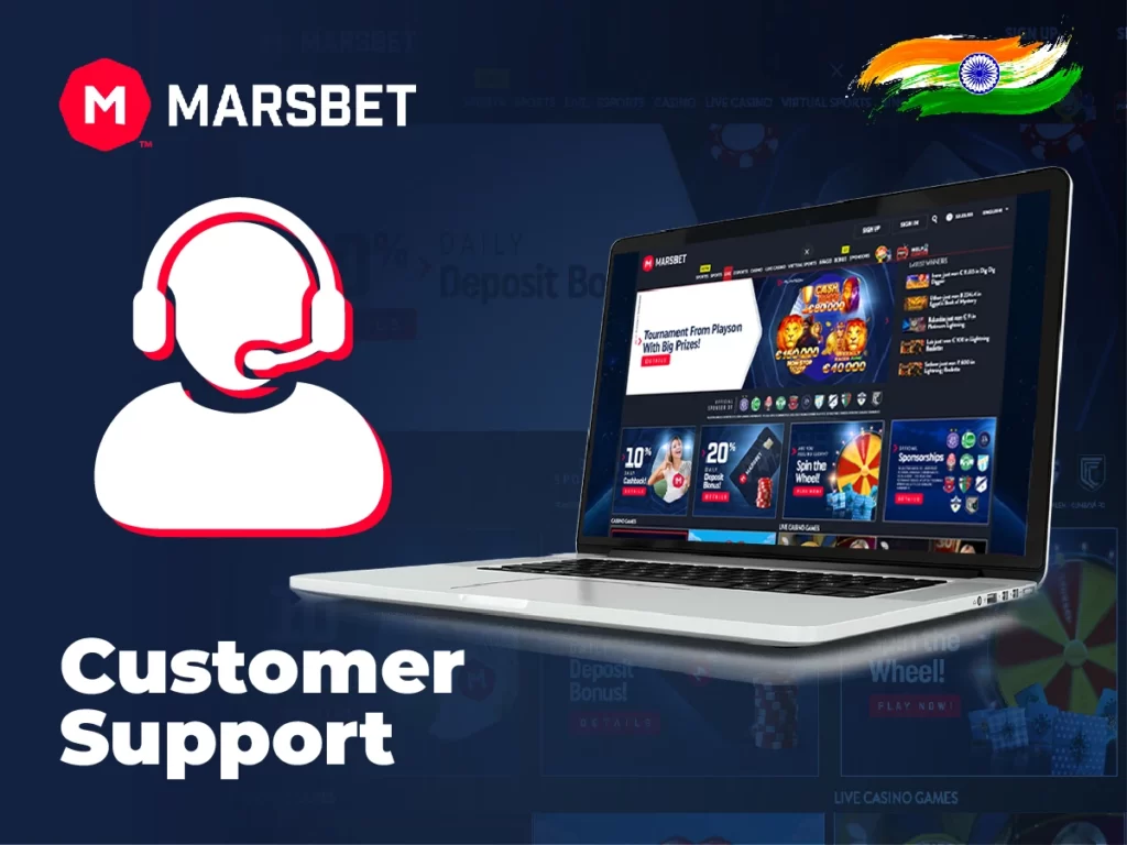 Customer support at Marsbet