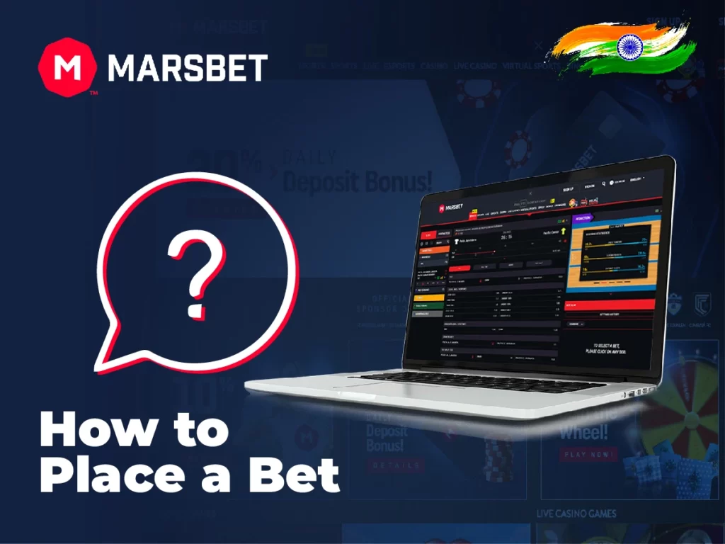 How to place a bet at Marsbet on a sports event