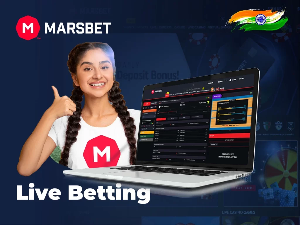 Marsbet live betting options