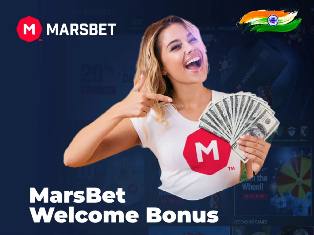Marsbet welcome bonus in India
