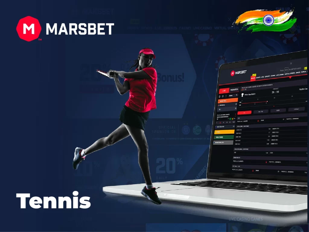 Tennis betting at Marsbet