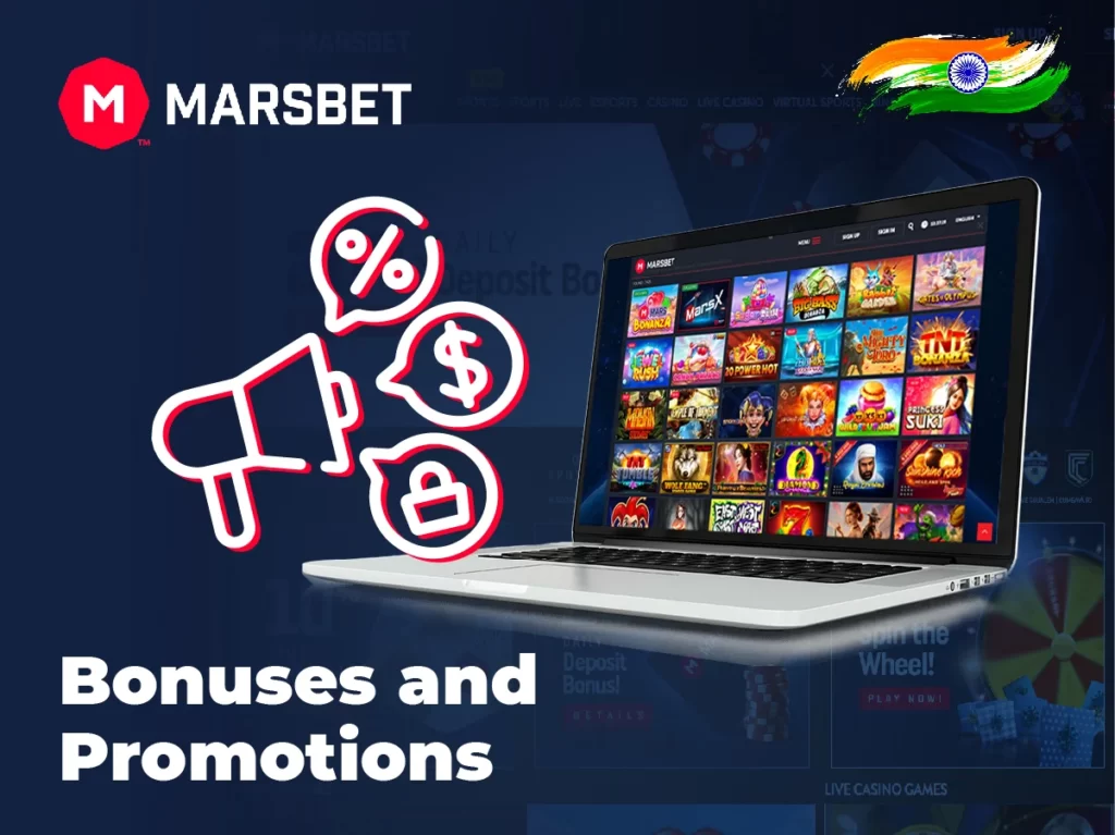 Marsbet casino promotions and offers to new and existing players