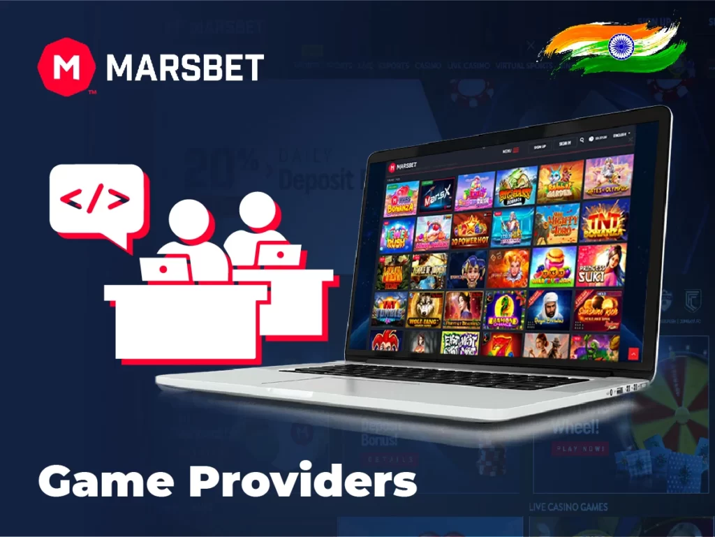 Game providers at Marsbet casino